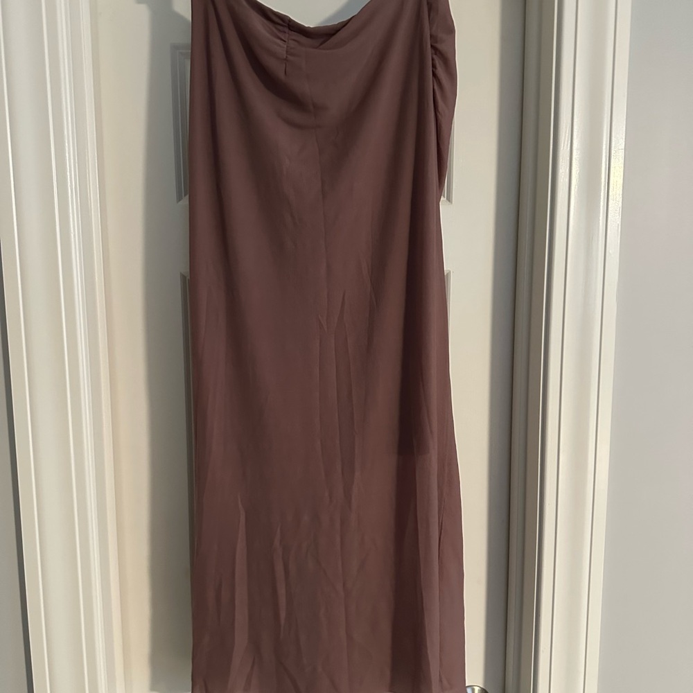 Zara Brown Maxi Skirt